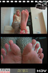 Check out those lovely delicious feet with yummy suckable toes, with long