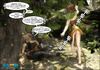 Encounter with a stranger in a forrest leads to a passionate ending