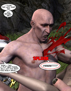 Savagedly raped with hard stick shifts and victoriously cum all over her