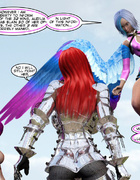 Young busty girl is savagely taken advantage of in the woods by three