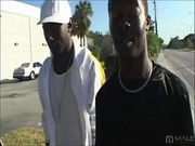 Straight hit stud was sucking dick in no time and taking dicks up his ass