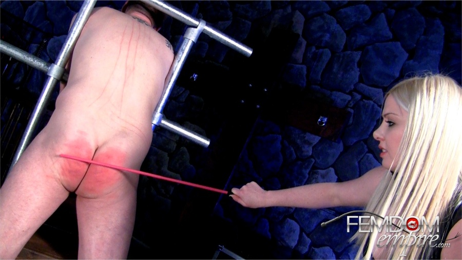 Hot naughty brunette spanks a guy’s butt wi - XXX Dessert - Picture 7