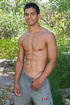 sculptured guys displaying six