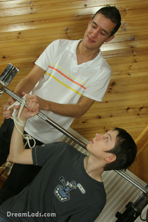 Two horny hot gay boys extremely show their sexual passion in the gym - XXXonXXX - Pic 2