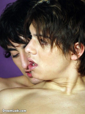 Two Soft skinned cute teen gays expose their hungry hard cocks and start licking - XXXonXXX - Pic 8