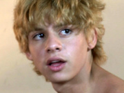 Curly haired cute teen gay boys enjoy hard anal slamming on sofa