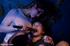 Ebony chick joins friend to dominate girl tied and fucked with strap-on
