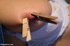 Two hot blondes enjoy hot pain sweet domination with tying, fingering