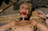Serious tying up, strap-on cock fucking and female sexual domination