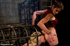 hard beating and caging