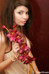 flower loving sweet young
