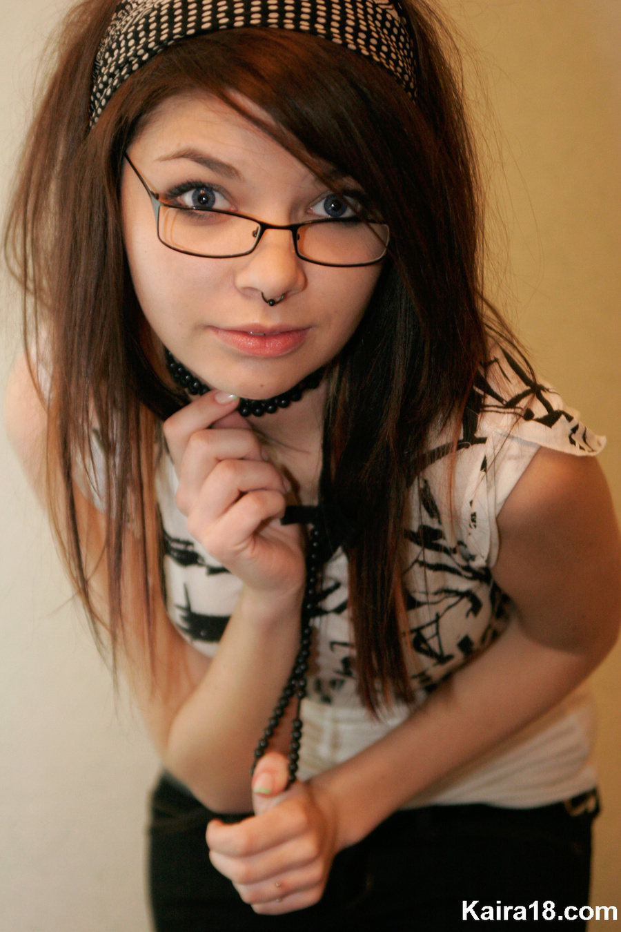 So sweet lovely young juicy blonde  soft teases with glasses and mobile - XXXonXXX - Pic 3