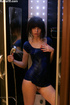Seductive slutty hot teen girl showersg and exposes juicy wet tits