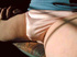 Naughty men who love to wear girl panties show their big dicks and play