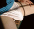 Naughty men who love to wear girl panties show their big dicks and play