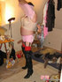 Collection of crossdressers in sexy female underwear with their big dicks