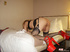 Male crossdressers in female pantyhose fuck ass and compare cocks