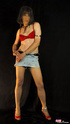 More hot photos of sensual girly poses in sexy underwear, hose and heels