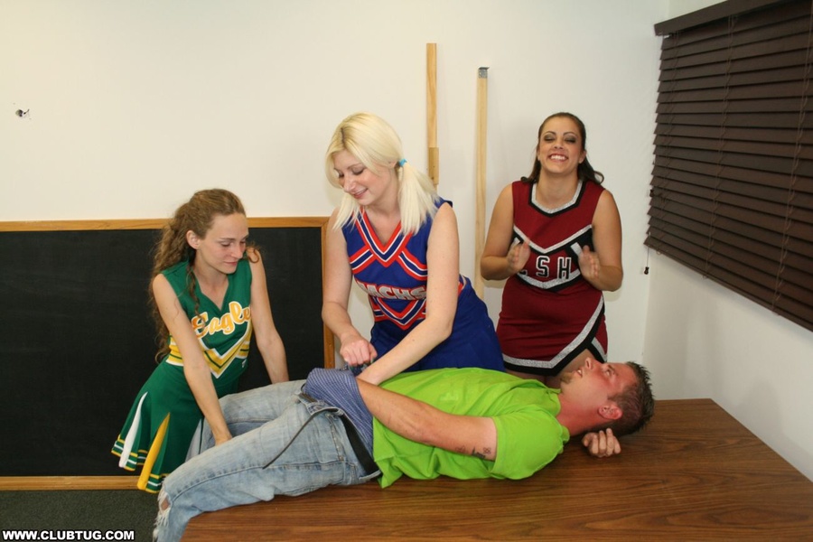 Naughty cheerleader sucks and jerks off lon - XXX Dessert - Picture 3