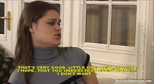 A new slutty girl is asked to undress in front of the hunky tormentor - XXXonXXX - Pic 1