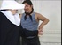 Two nuns are accosted and they get stripped naked by two horny guys