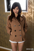 Cute school girl Asian with pinted nipples drops her cute jacket for sexy