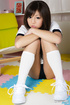Very young and very sweet looking chic with brown hair shows off her sexy