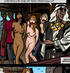 Gag-balled naked slave babes worshipping kinky Arab sheikh