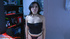 gorgeously black haired fembot