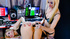 slutty blond android got
