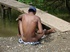 A lusty dark latino twink showing a very lean young body but very large