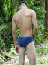 A dark randy latino twink proudly showing his huge equally dark dick and
