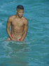 Dark and hot young latino whacks off his humongous uncut man stick  and