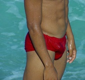 Dark and hot young latino whacks off his humongous uncut man stick  and