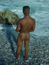 Dark and hot young latino whacks off his humongous uncut man stick  and