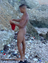 Dark and hot young latino whacks off his humongous uncut man stick  and