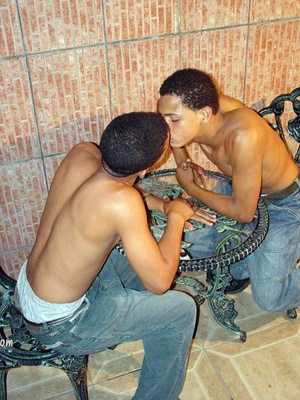 Three robust and hot latino twinks form a daisy chain where one while already being ass fucked is still fucking another twink ass - Picture 1