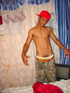 Lascivious latino twink shows off with pride his extra large uncut ultimate