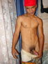 Lascivious latino twink shows off with pride his extra large uncut ultimate