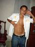 Horny bronzed latino twink is up to his lusty sexual antics when he displays