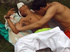 A lewd latino twink gets  good  ass licking before getting a slippery