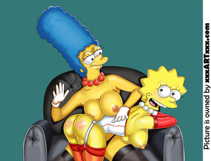 Slutty Marge Simpson masturbating when H - XXX Dessert - Picture 2