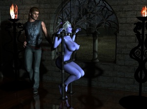 Horny Master torturing poor 3d fairy in  - Picture 6