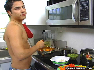 Naughty cook decides to jerk and wank hi - Picture 4