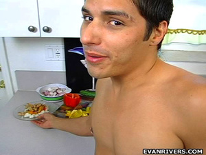 Naughty cook decides to jerk and wank hi - Picture 18