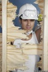 Two cute gay men dressed as workmen take it all off to suck dick and fuck