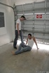 Two gay guys sneak into empty building to suck dick and get fucked up