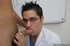 Evans plays naughty doctor as he takes cock in mouth and ass and gets