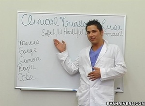 Cute guy has fun playing doctor and meas - Picture 1