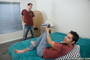 Private home video as cute gay guys has  - XXX Dessert - Picture 6